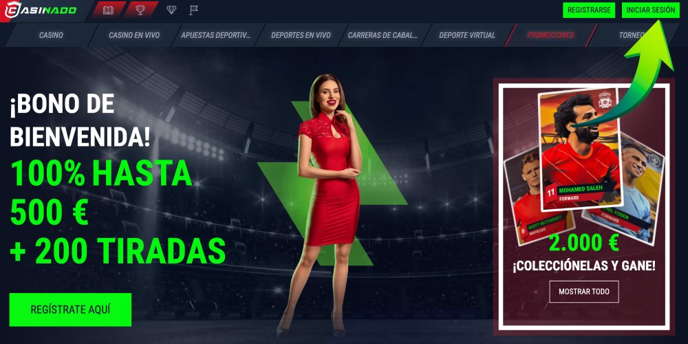 Haga clic en el inicio de sesión