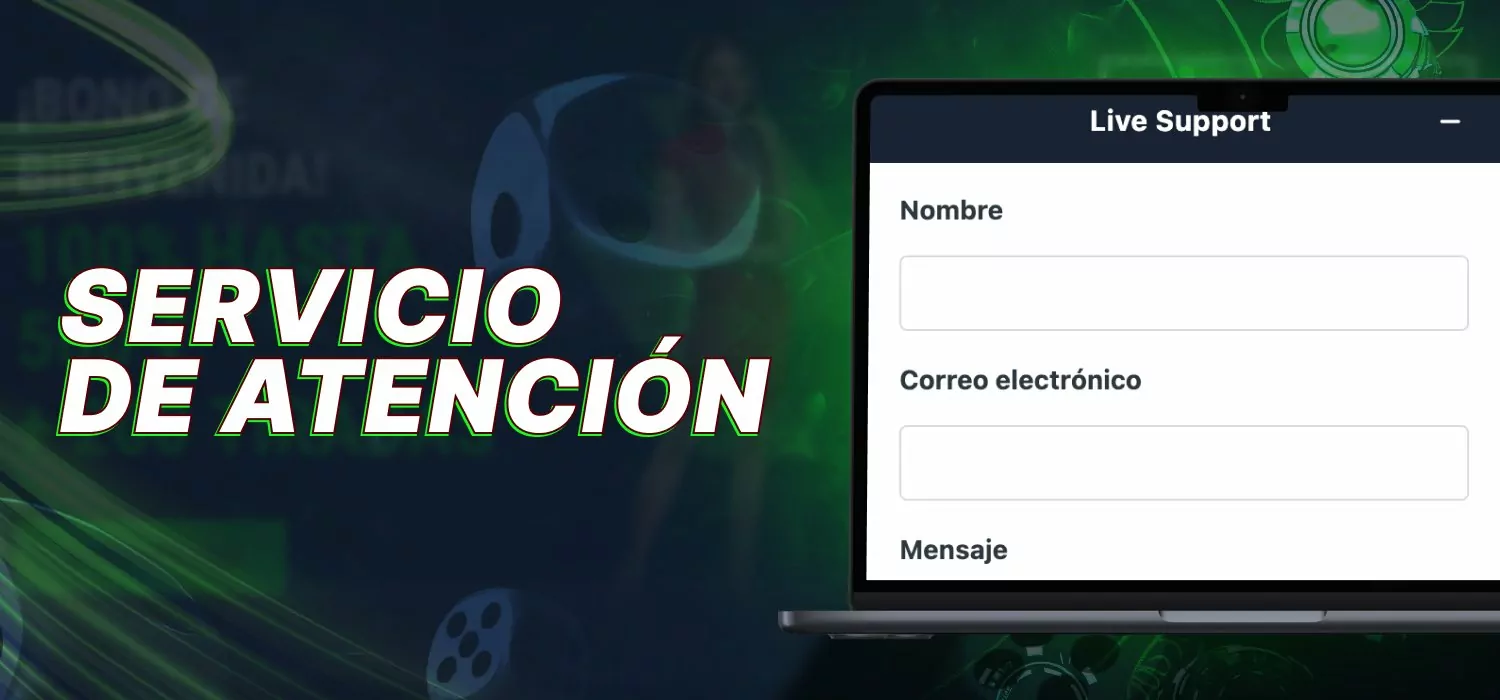 atención al cliente en la plataforma del casino